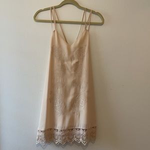 Beige Slip Dress
